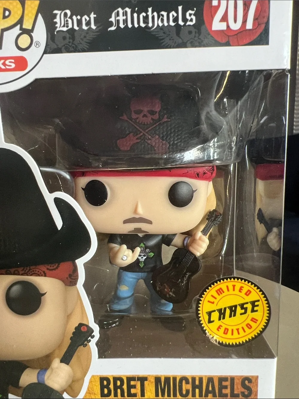 Bret Michaels Funko Pop #207 – Limited Edition – Pop! Rocks – BNIB
